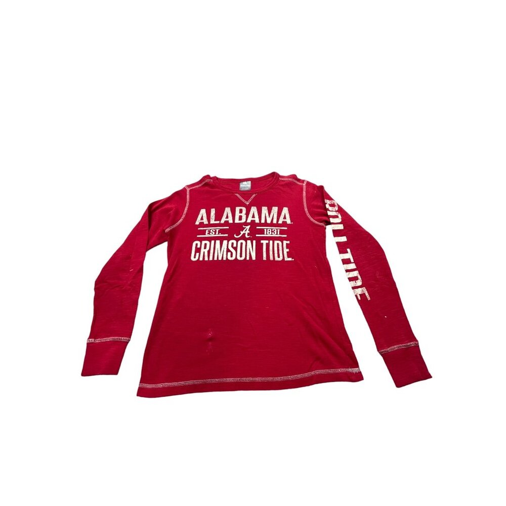 Alabama Crimson Tide Men's Medium Red Long Sleeve Shirt Knights Apparel Football